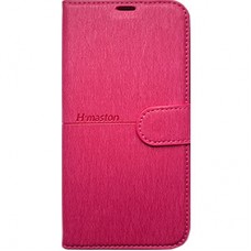 Capa Book Cover H Maston para Galaxy A8 2018 Plus - Pink